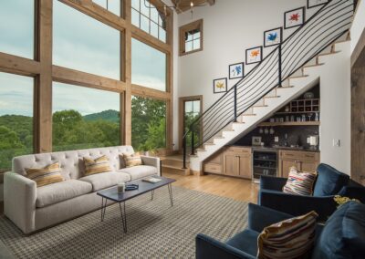 Custom Home Builder Banner Elk Great Room 00025