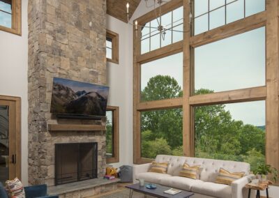 Custom Home Builder Banner Elk Great Room 00026