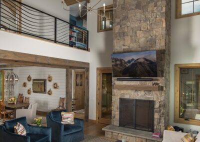 Custom Home Builder Banner Elk Great Room 00027