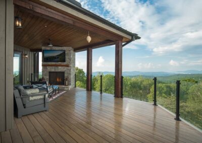 Custom Home Builder Banner Elk Outdoor Living Spaces 00075