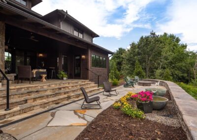 Custom Home Builder Banner Elk Outdoor Living Spaces 00077
