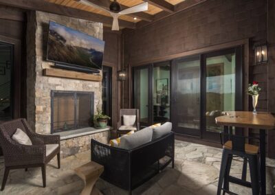 Custom Home Builder Banner Elk Outdoor Living Spaces 00080