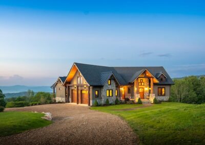 Custom Home Builder Banner Elk Sky House Exteriors 00008