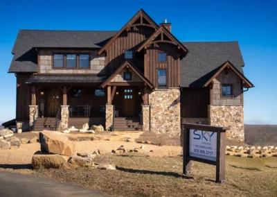 Sky House Custom Home Builder Sky Rock Trail Banner Elk NC 00108